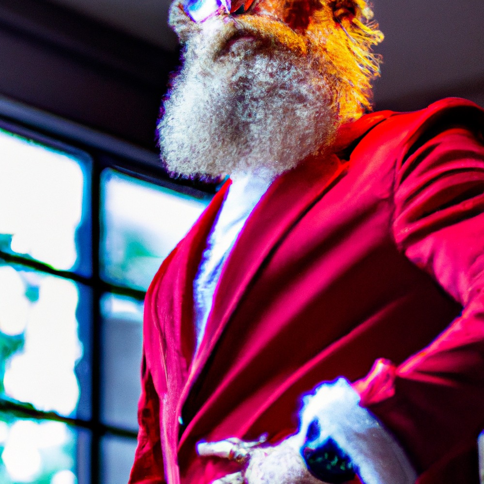 Suits you, Santa!
